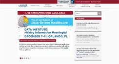Desktop Screenshot of ahima.org
